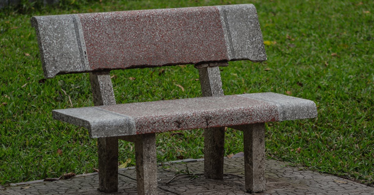 Betonowa ławka krok po kroku: zrób ją sam w weekend